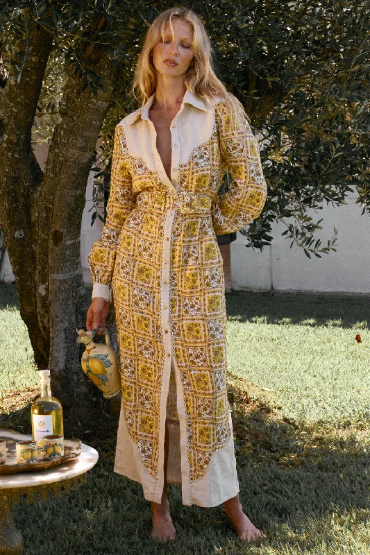 SLOANE BUTTON UP DRESS