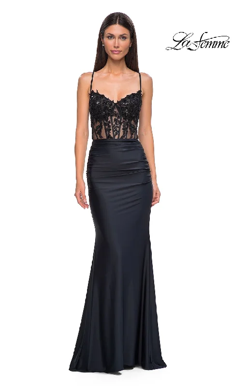 Long Tight Prom Dress: La Femme 32920
