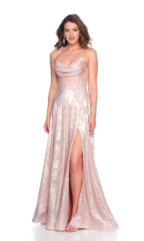 Light Pink Prom Dress: Dave & Johnny 12182