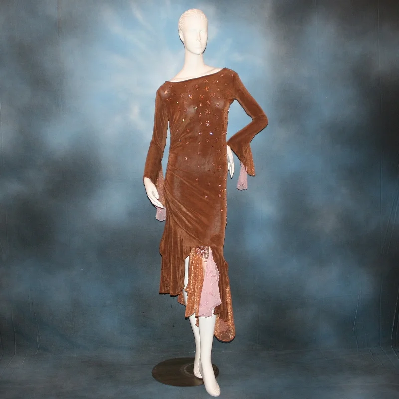 Latin-Rhythm Dress-Charming Cinnamon