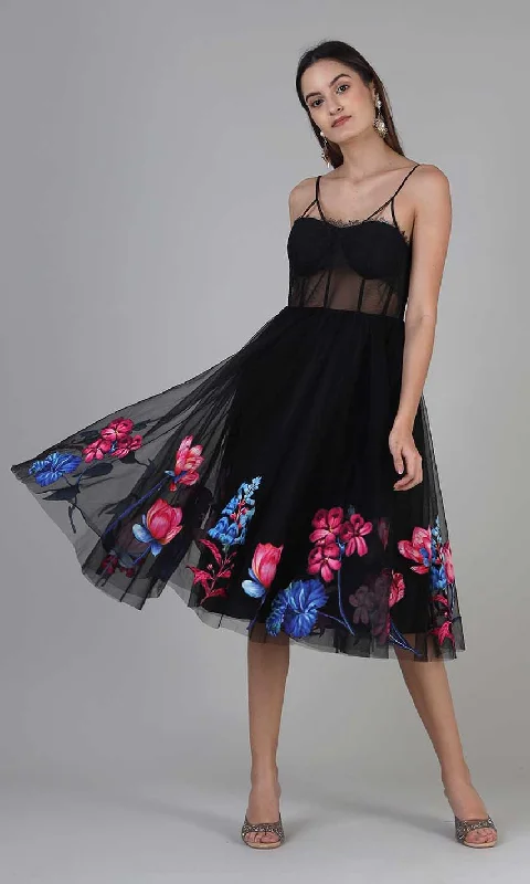 Liona Black Dress