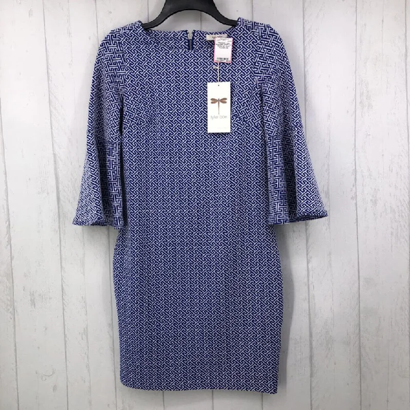 R150 XS Printed flutter slv dress