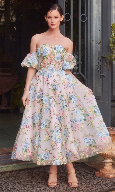 Floral Prom Dress: Andrea & Leo A1406