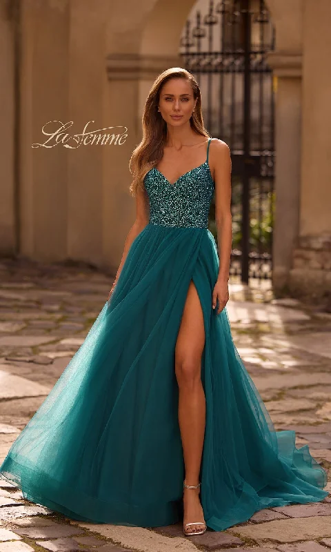 Long Prom Dress: La Femme 32668