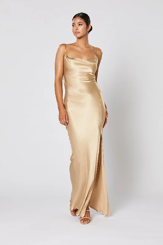 CHERI DRESS GOLD