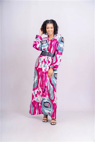 Gipci 3457 Print Dress