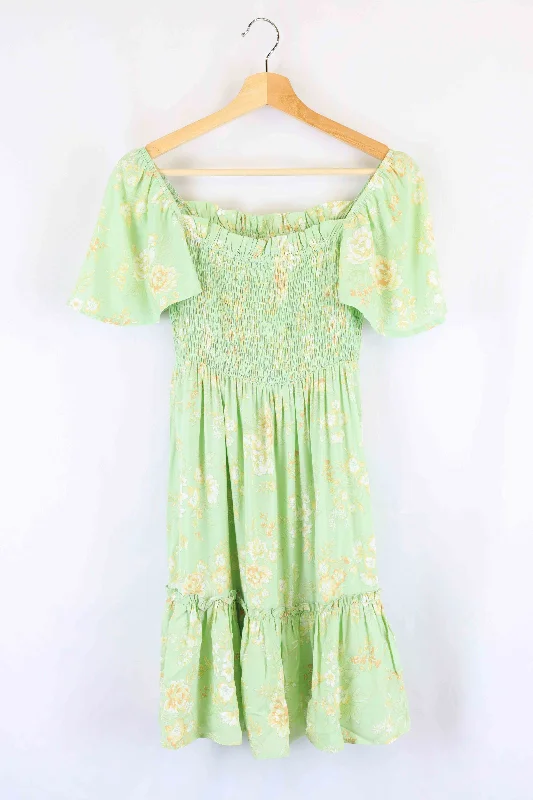 Iris Maxi Green Dress 10