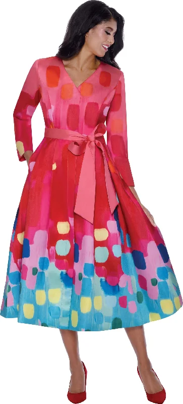 Dresses By Nubiano 100231 Print Dress