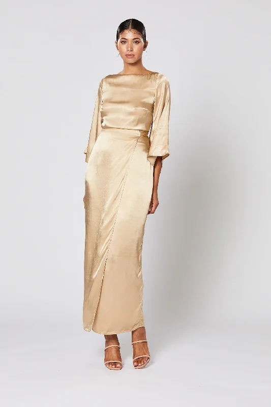 CINTA DRESS GOLD