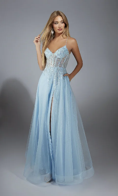 Light Blue A-Line Prom Dress: Aerie Couture 292