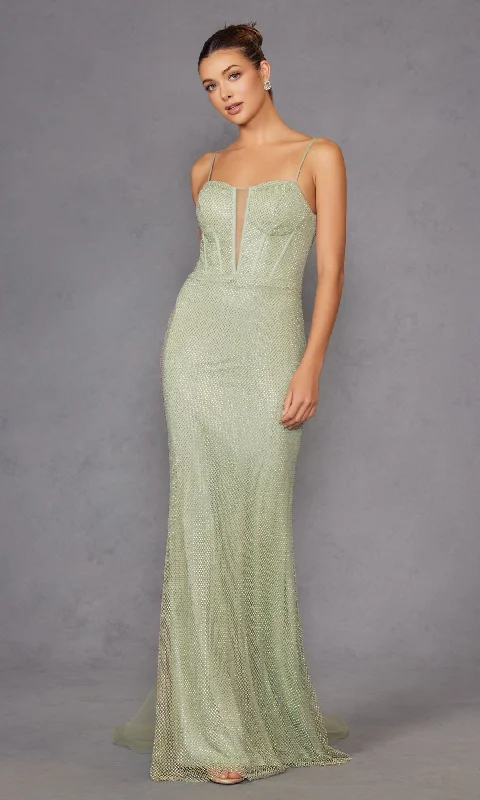 Long Corset Beaded Prom Dress: Juliet JT2470S
