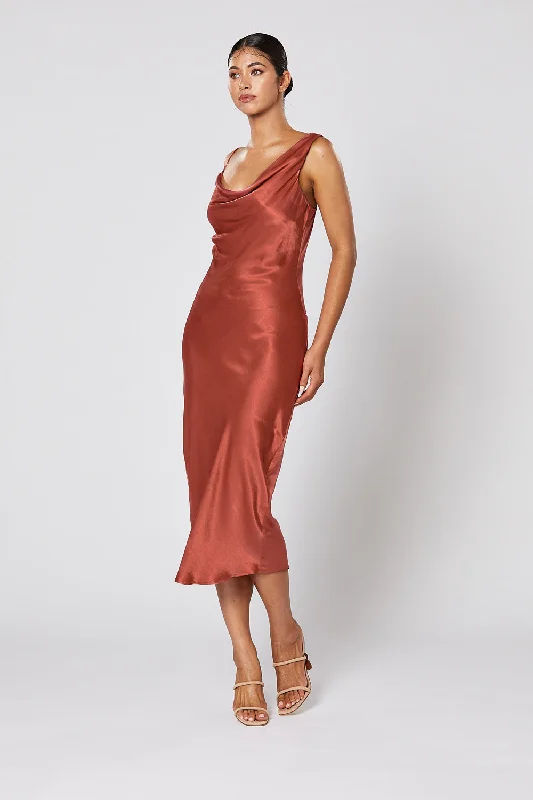 CARA DRESS COPPER