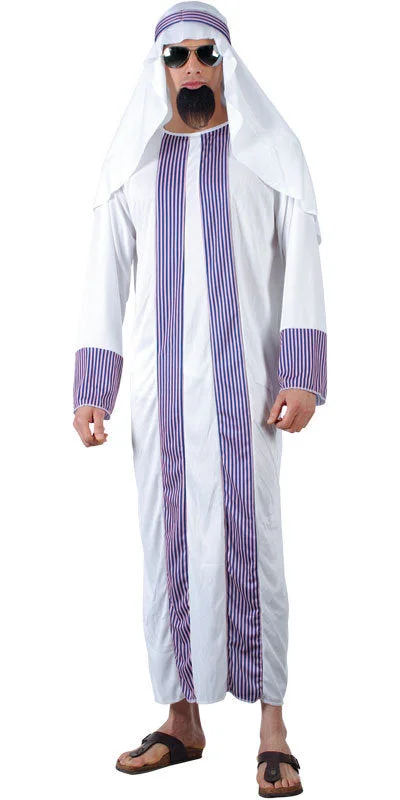 Men's Arab Sheik Arabian Nights National Fancy Dress Costume