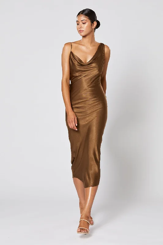 CARA DRESS COCOA