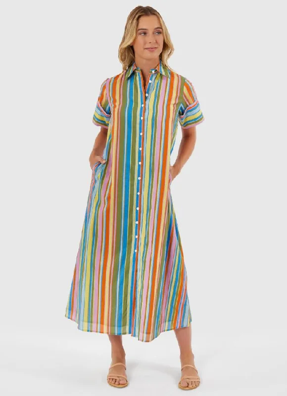 Gibbons Dress (Awning Stripes)