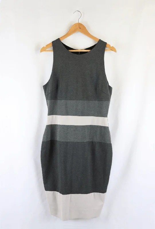 Elliatt Grey Dress L