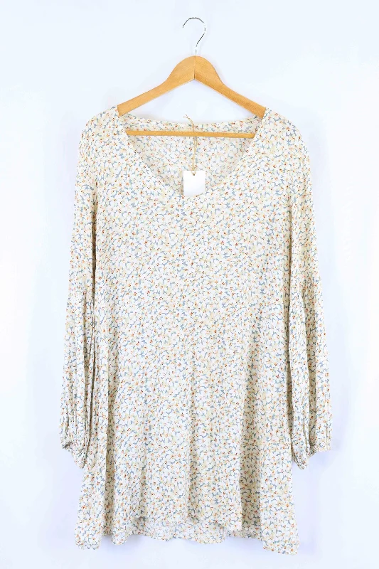 World Of Nomads Floral Dress M