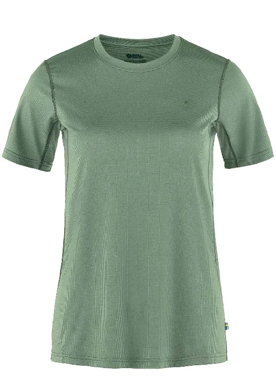 Fjallraven Women's Abisko Day Hike T-Shirt Ribbed T-Shirt High Neck Heavyweight