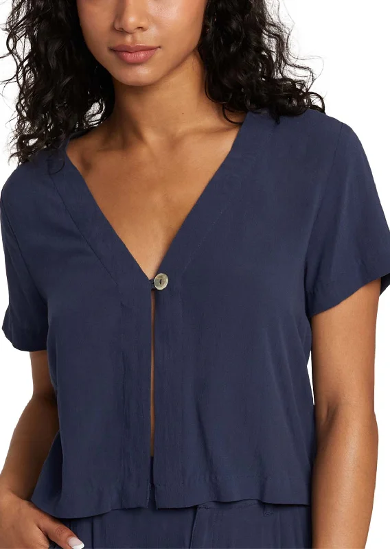 RVCA Women's Vista T-Shirt Fashionable Trendy Casual