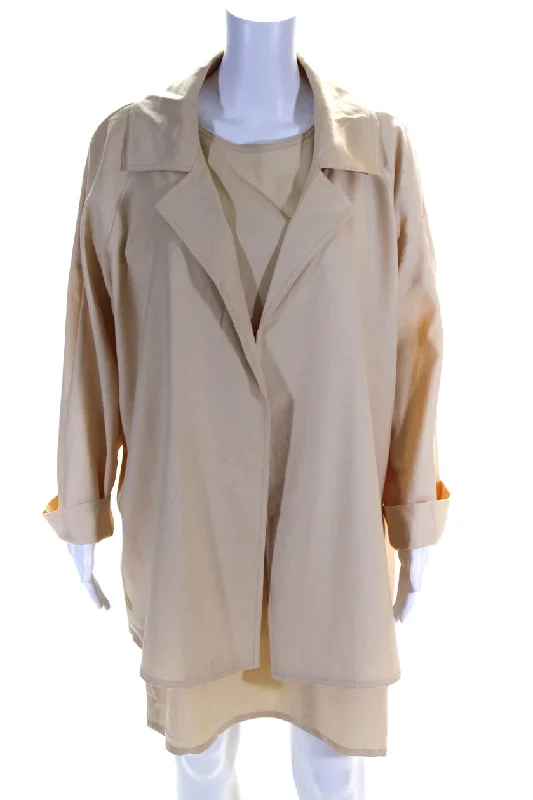Agnona Womens Black Crew Neck Pockets Long Sleeve Jacket Satin Fabric Silk Fabric Chiffon Fabric