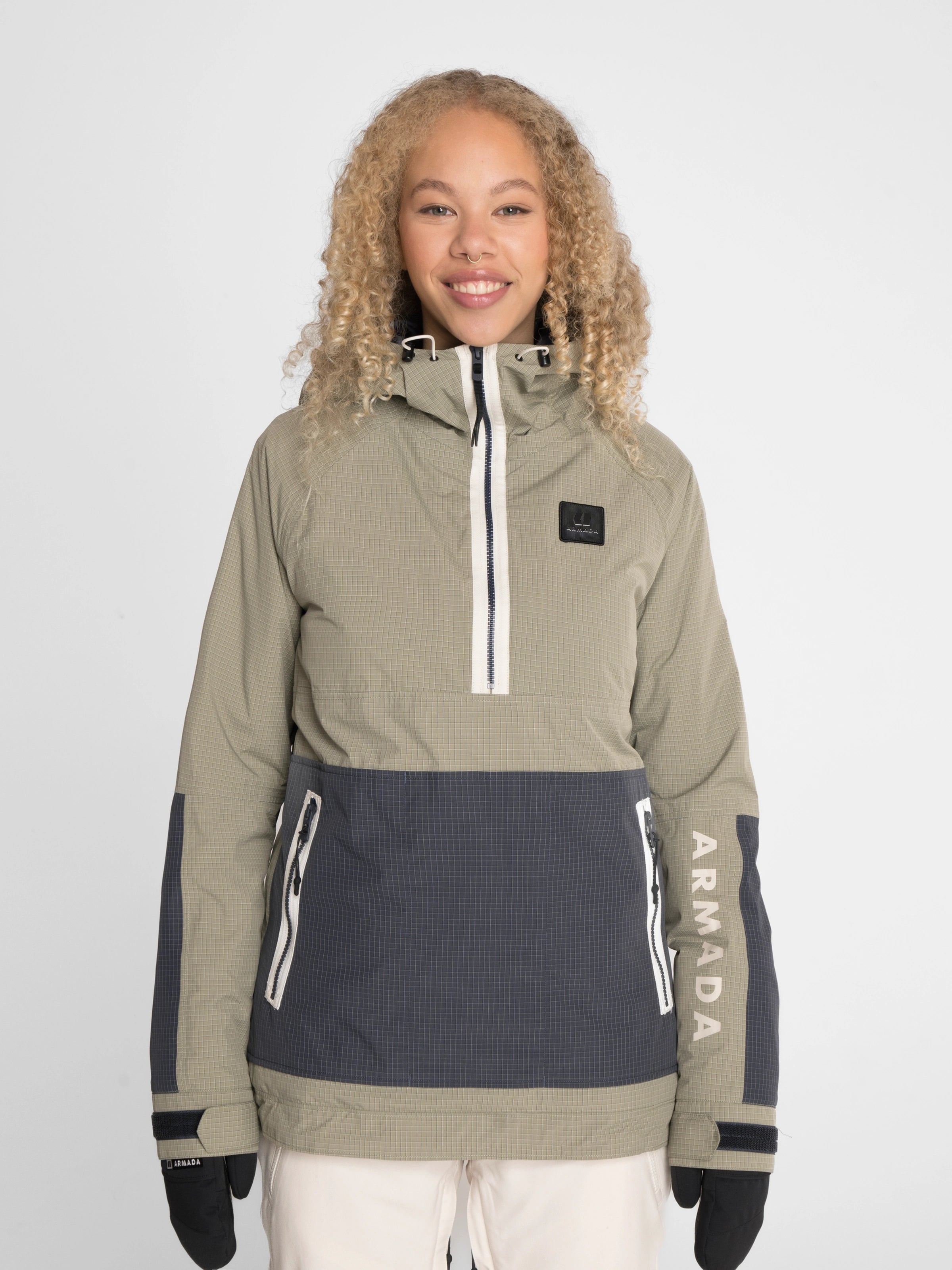 Armada Women's Rosalie SL INS Anorak Jacket 2024 Plaid Jacket Tartan Jacket Houndstooth Jacket