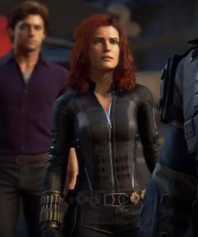 Black Widow Video Game Jacket Fitted Jacket Loose Jacket Oversized Jacket