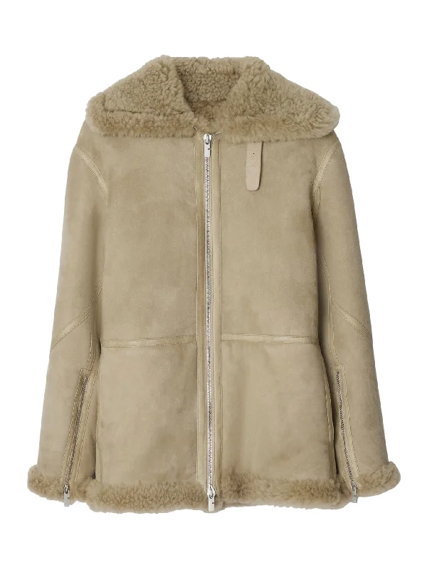 Shearling jacket Notch Collar Jacket Peter Pan Collar Jacket Cowl Neck Jacket