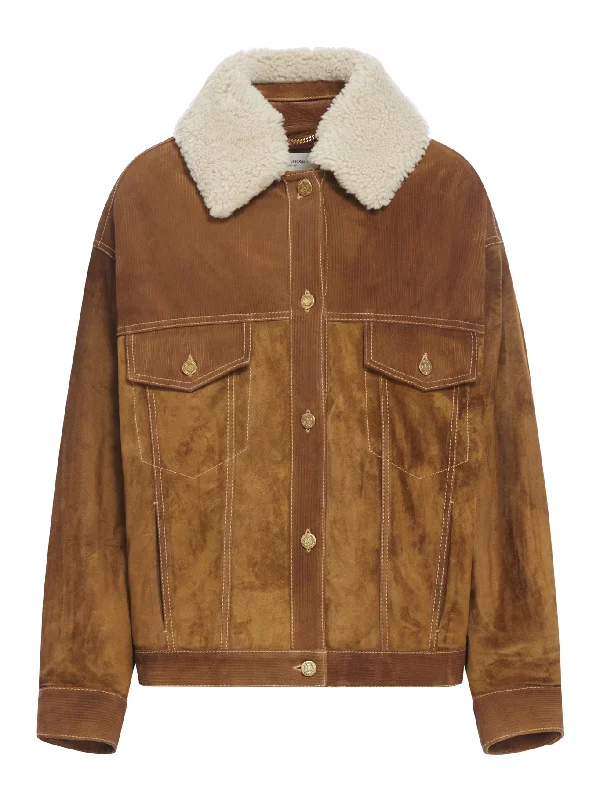 Suede jacket Embroidered Jacket Appliqued Jacket Beaded Jacket