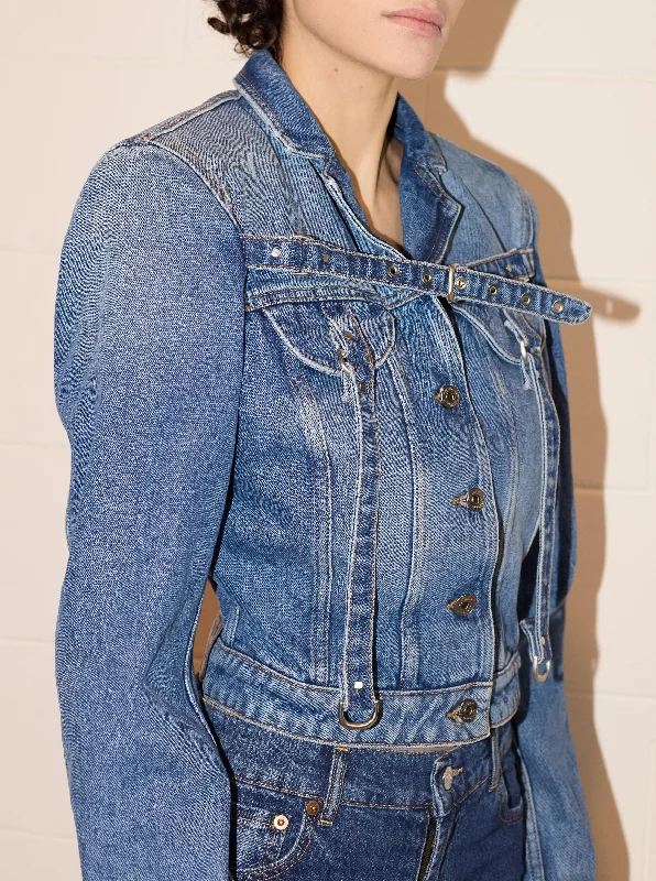 Denim Jackets Hooded Jacket Caped Jacket Shawl Collar Jacket