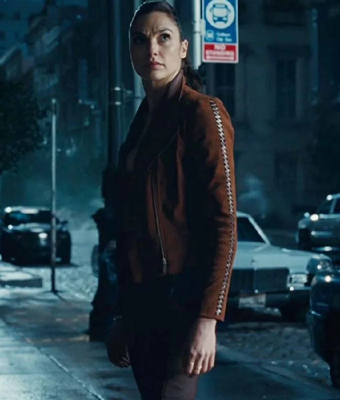 Justice League Wonder Woman Suede Leather Jacket Herringbone Jacket Houndstooth Jacket Plaid Jacket Justice League Wonder Woman Suede Leather Jacket Herringbone Jacket Houndstooth Jacket Plaid Jacket