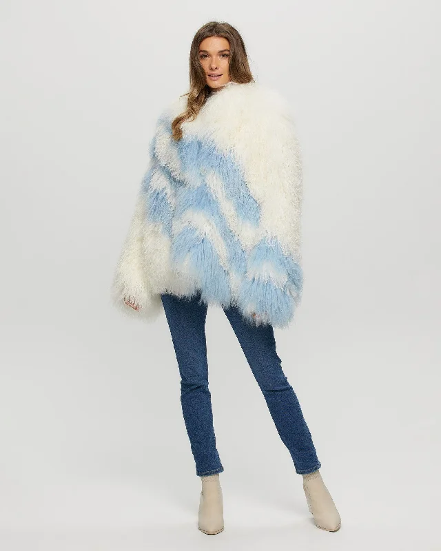 Select Mongolian Goat Jacket Satin Jacket Silk Jacket Chiffon Jacket