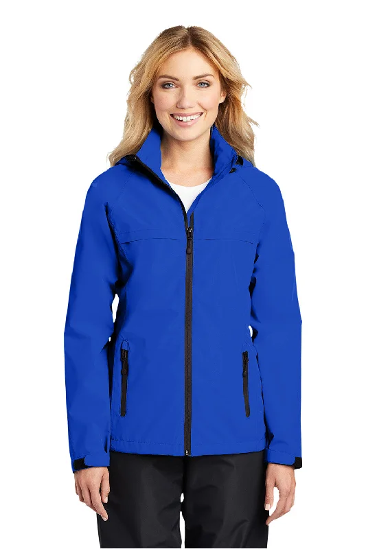 Port Authority Womens Torrent Waterproof Full Zip Hooded Jacket - True Royal Blue - NEW Insulated Jacket Fitted Jacket Loose Jacket