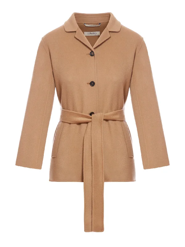 FIABE  WOOL JACKET Hoodie Zip-Up Jacket Button-Up Jacket