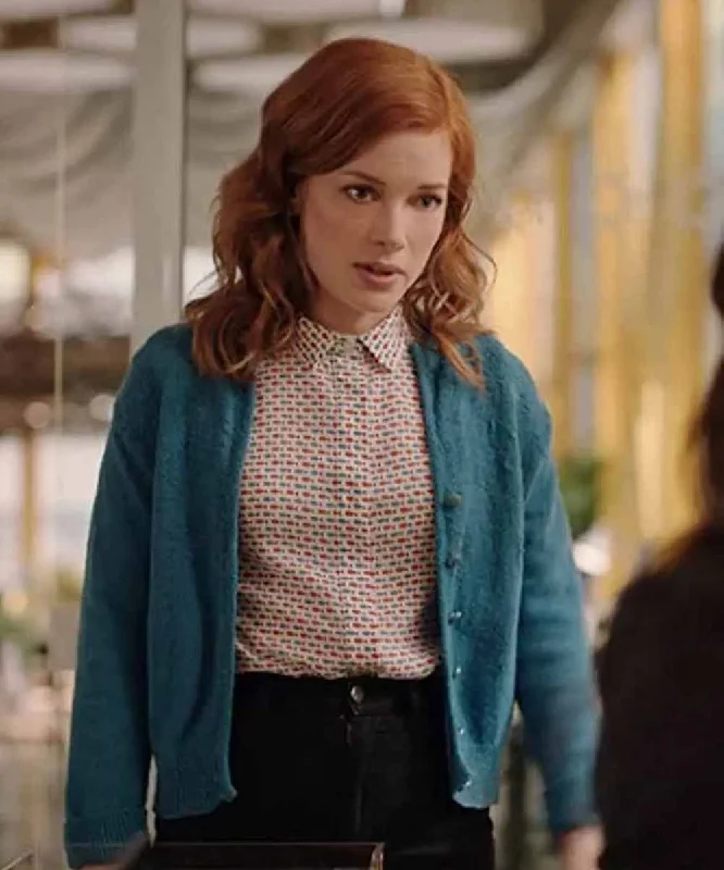Zoey’s Extraordinary Playlist S02 Zoey Clarke Blue Jacket Anorak Shell Jacket Lightweight Jacket