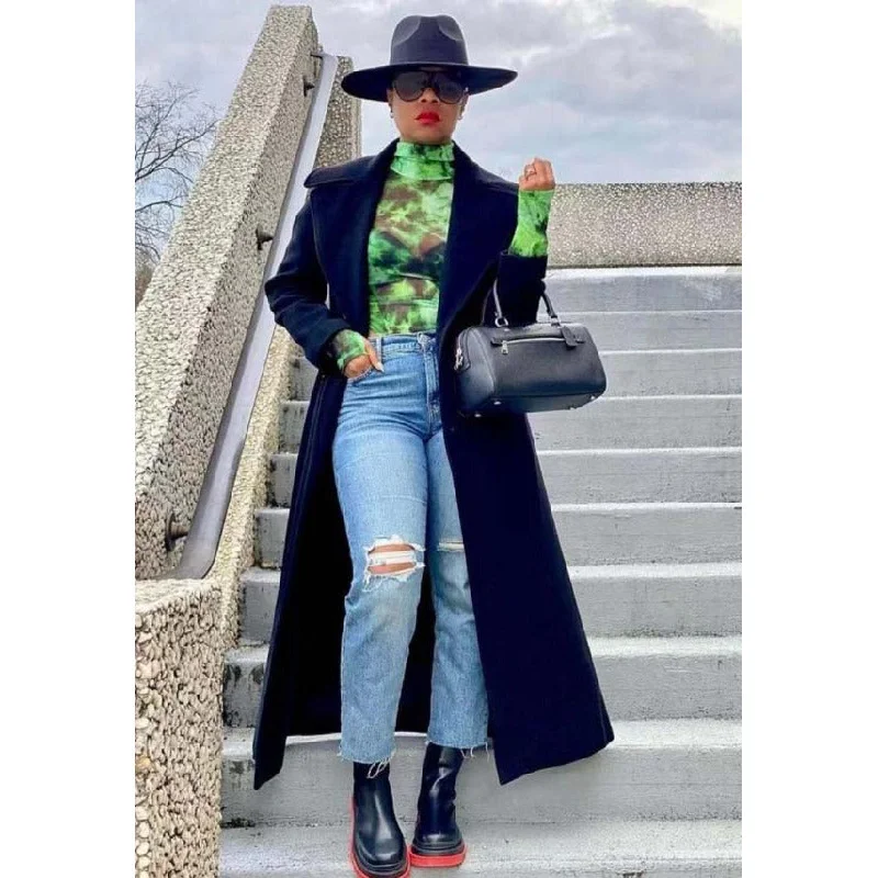 Classy Solid Color Coat Luxury Cashmere Wrap