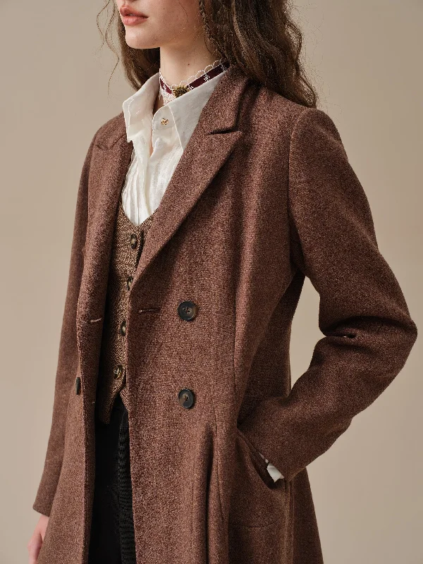 The Roman Holiday 17 | 100% wool classic coat Reversible Quilted Jacket