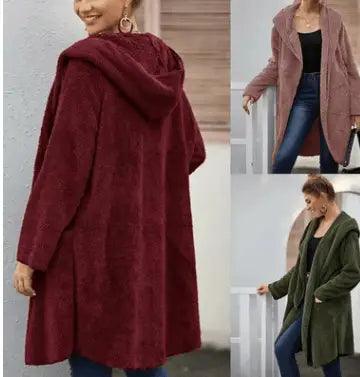 Double-sided fleece coat Lightweight Utility Jacket