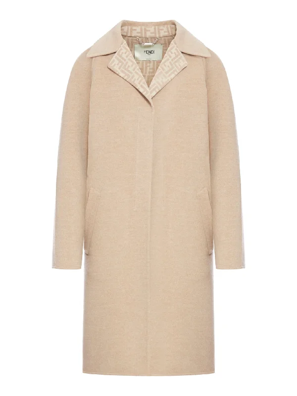 FENDI wool coat Elegant Cape Blazer