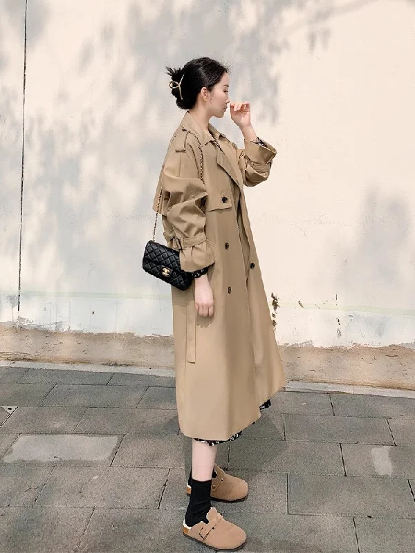 Khaki coat for women new style coat      S3427 Stretch Fit Moto Jacket
