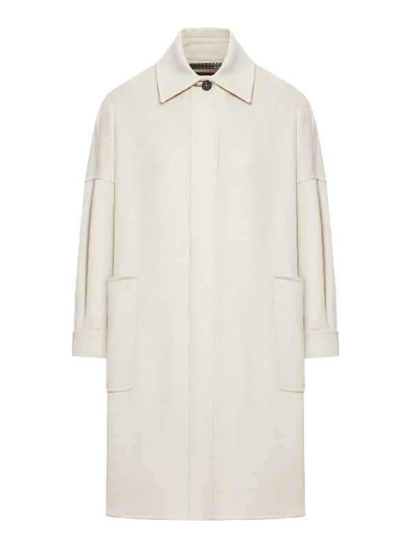 BARUFFA COAT IN CASHMERE WOOL Cropped Fleece Jacket