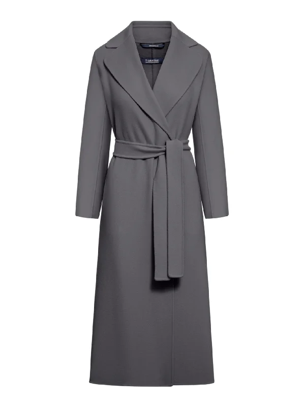 POLDO wool coat with belt Sleeveless Puffer Vest