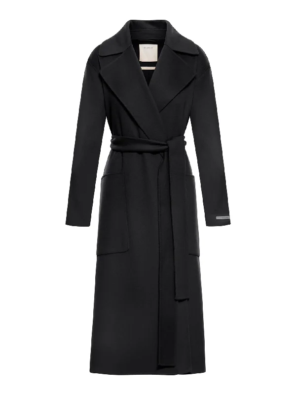 VELENO COAT Fitted Faux Suede Blazer