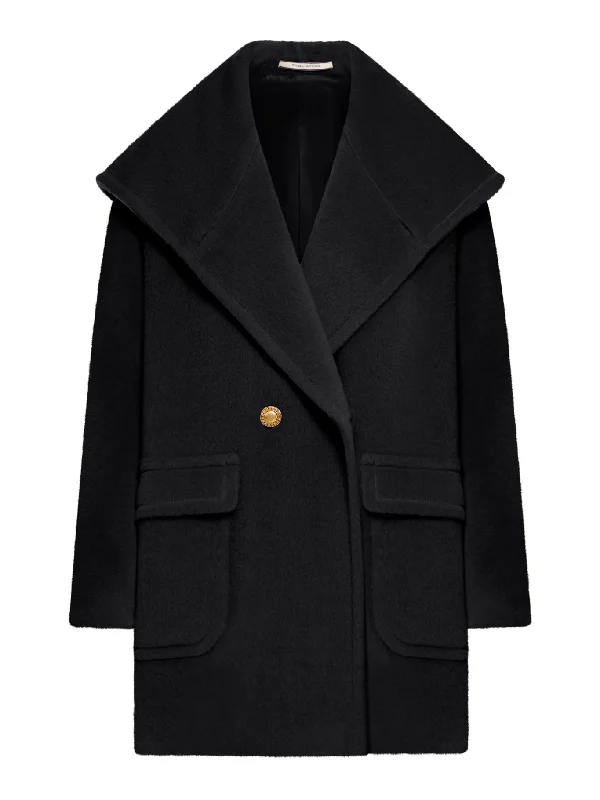 JILLY ALPACA WOOL COAT Minimalist Wool Duster