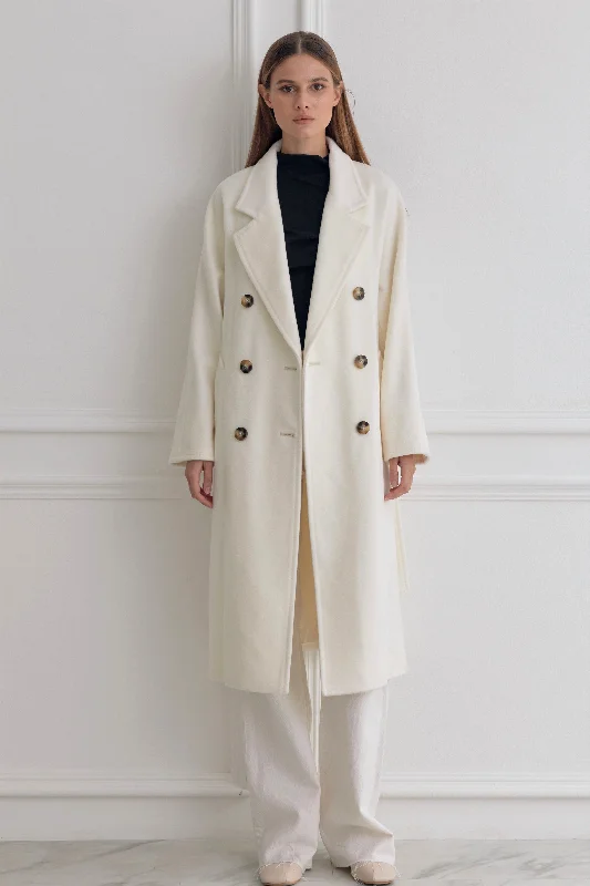 The Georgia Wool Coat Modern Asymmetric Coat