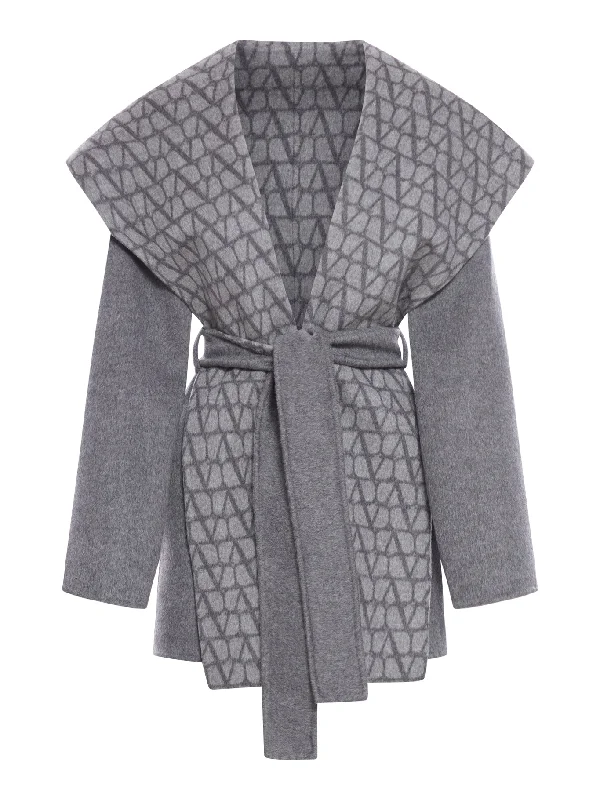 COAT TOILE Modern Asymmetric Coat