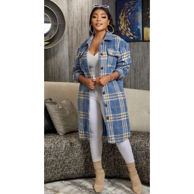 Vintage Buttoned Coat Stylish Bomber Jacket