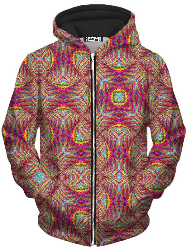 All The Faves Unisex Zip-Up Hoodie Hoodie with Hem Patch Decorative Personalized
