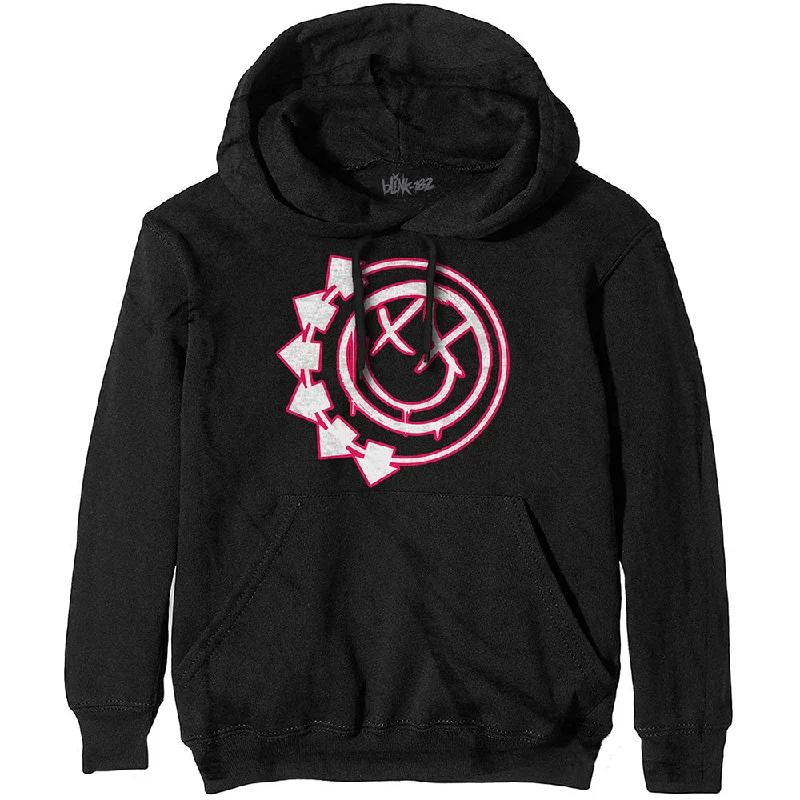 Blink-182 Six Arrow Smiley Unisex Pullover Hoodie Slim Sleeve Pullover