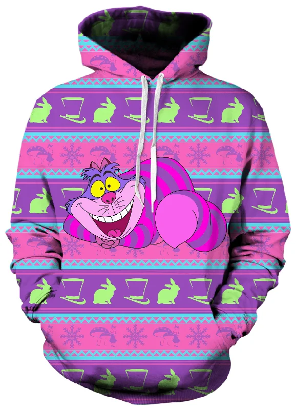 Cheshire Cat Ugly Unisex Hoodie Hoodie with Oversized Fit Loose Comfortable
