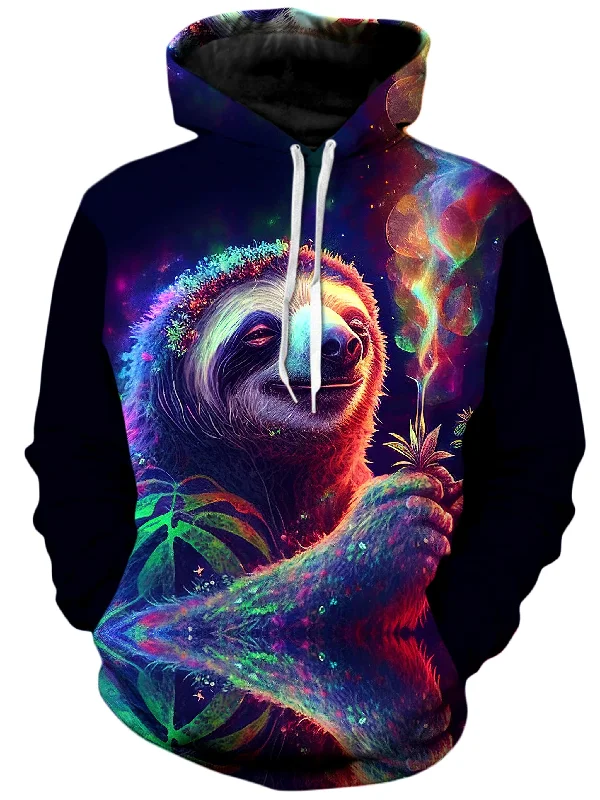 Chill Sloth Unisex Hoodie Hoodie with Contrast Stitching Detailed Premium